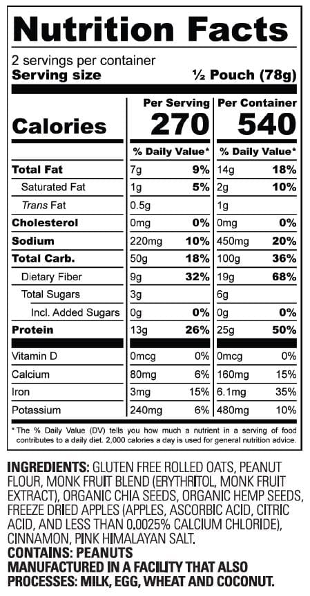 DeliciOats Food Items DeliciOats™ Apple Cinnamon