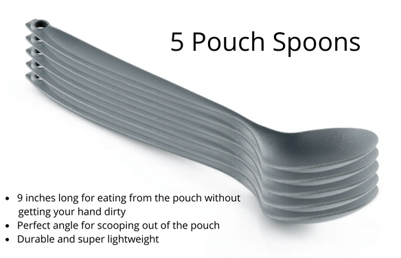 DeliciOats 5 Spoons Long Pouch Spoons