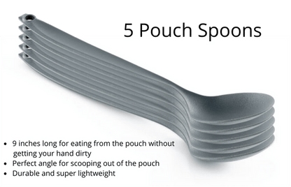 DeliciOats 5 Spoons Long Pouch Spoons